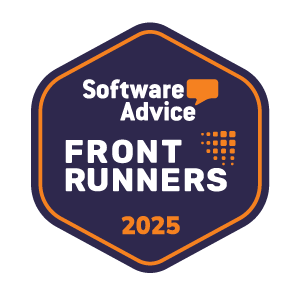 Software Advice frontrunners badge